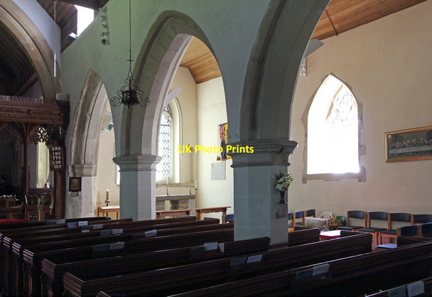 Photo 6"x4" Holy Trinity, Takeley - South arcade Brewer's End c2016