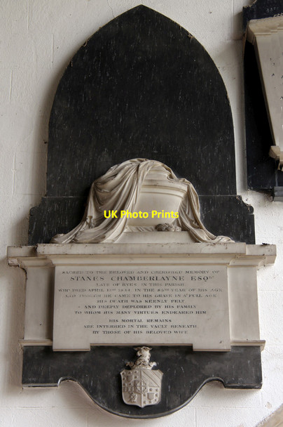 Photo 6"x4" St Mary the Virgin, Hatfield Broad Oak - Wall monument Hatfield Broad Oak c2016 P1