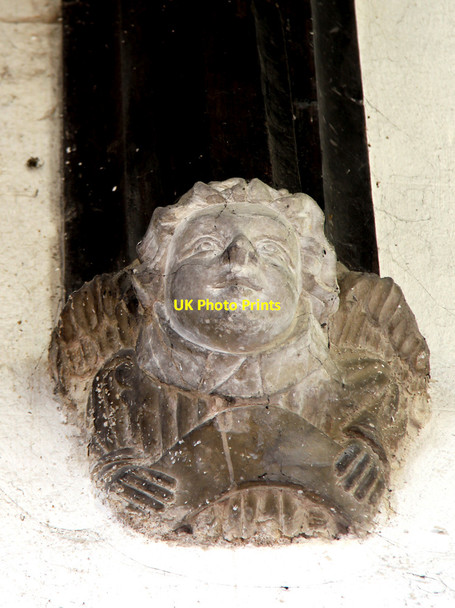 Photo 6"x4" St Mary the Virgin, Hatfield Broad Oak - Corbel Hatfield Broad Oak c2016