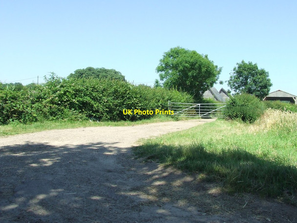 Photo 6"x4" Entrance To Park Farm Benacre c2016