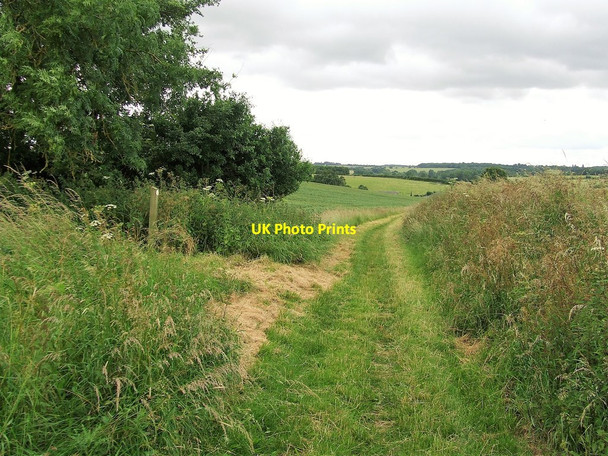 Photo 6"x4" Footpath Junction Widdington c2016