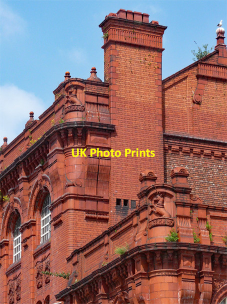 Photo 6"x4" Detail of brewery, Grafton Street, Liverpool Toxteth c2013