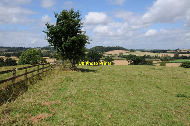 Photo 6"x4" Farmland at Over Worton Ledwell c2016