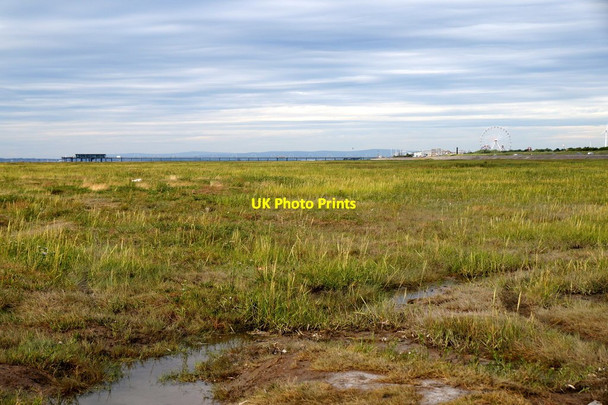 Photo 6"x4" Southport Pier from the 'Green Beach' at Birkdale Birkdale\/SD3315 c2016