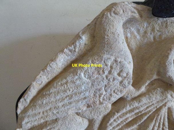 Photo 6"x4" Detail in a carved tympanum Billesley\/SP1456 c2016