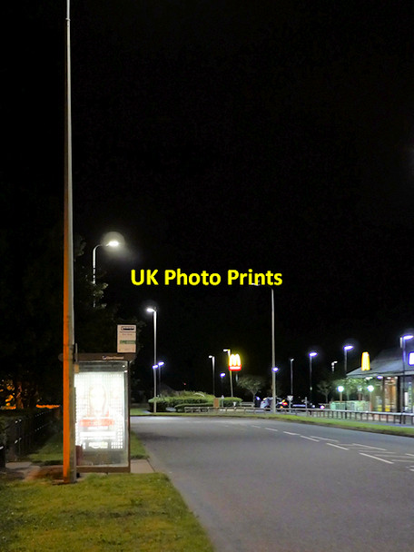 Photo 6"x4" Bus Stop on Parkhouse Road Kingstown c2016