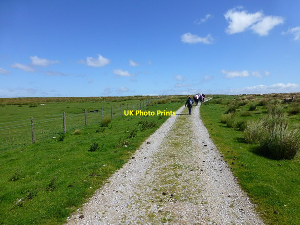 Photo 6"x4" The track nears the top of Appletreewick pasture Appletreewick c2016