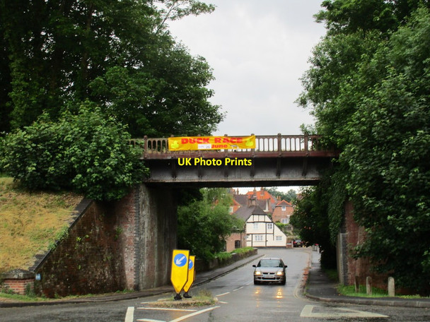 Photo 6"x4" Former railway bridge, Wickham Wickham\/SU5711 c2016