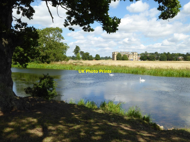 Photo 6"x4" Croome River and Croome Park Dunstall Common c2016