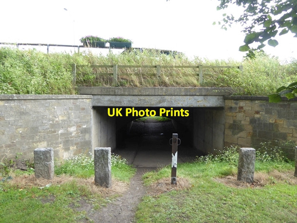 Photo 6"x4" Flood arch under Hexham Bridge Hexham c2016