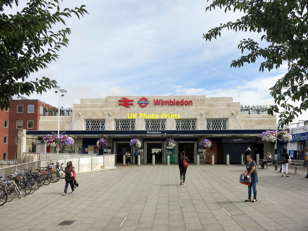 Photo 6"x4" Wimbledon Station Merton\/TQ2569 c2016