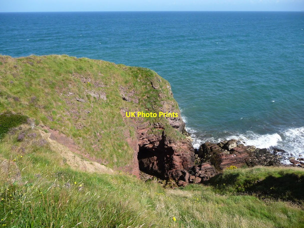 Photo 6"x4" Sea cave, near Lhoob y Reeast Peel\/SC2484 c2016