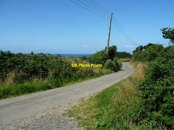Photo 6"x4" Ballagyr Lane, heading north-west Knocksharry c2016