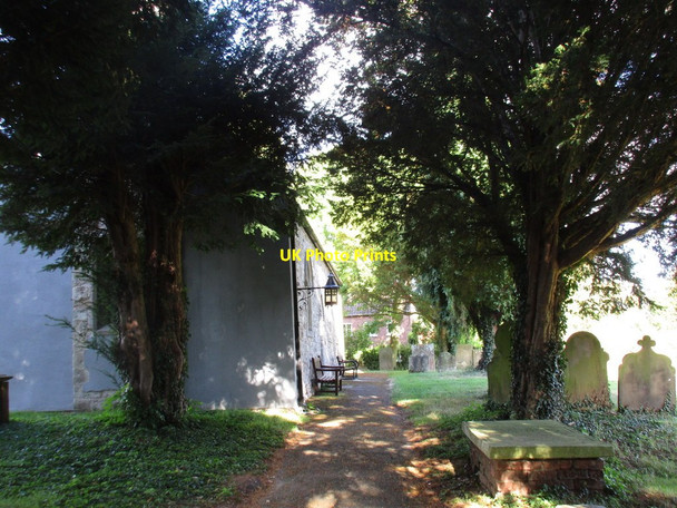 Photo 6"x4" The church path, West Drayton Rockley\/SK7174 c2016