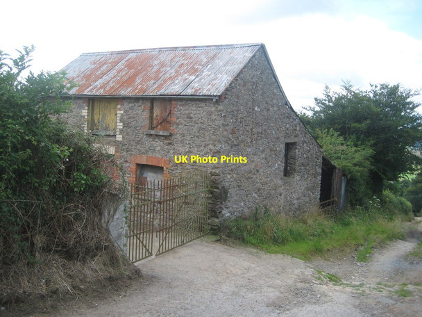 Photo 6"x4" Derelict farm building Combe Martin c2016