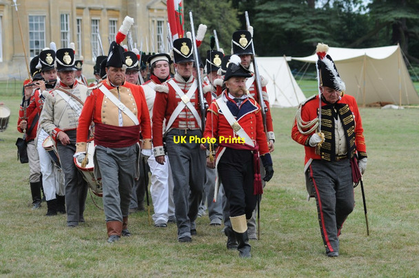 Photo 6"x4" Napoleonic re-enactors, Spetchley Park #4 Spetchley c2016