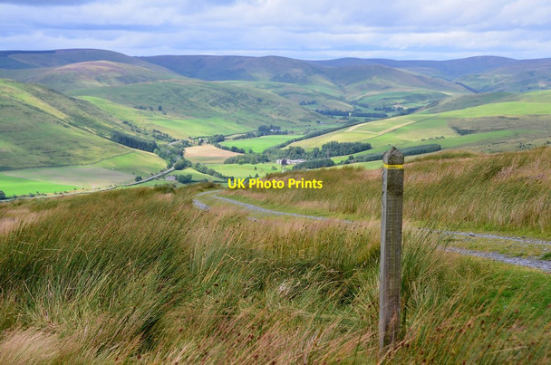 Photo 6"x4" Looking north from Whita Hill Langholm\/NY3684 c2016