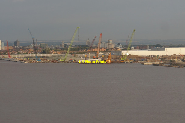 Photo 6"x4" The future Siemens Wind Turbine Factory Marfleet c2016