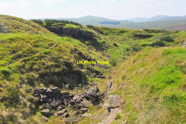 Photo 6"x4" Old quarry, Hare Hill summit Silverburn\/NT2060 c2016