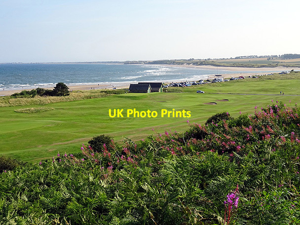 Photo 6"x4" A view over the golf links, Alnmouth Alnmouth c2016