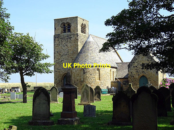 Photo 6"x4" The Chapel at  Blyth Links Cemetery Blyth\/NZ3081 c2016