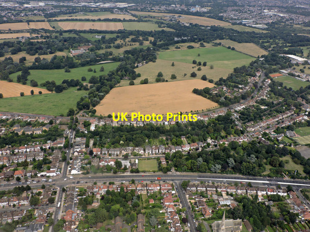 Photo 6"x4" Osterley Park and Osterley House from the air Isleworth c2016