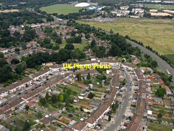 Photo 6"x4" Mornington Crescent from the air Cranford\/TQ1076 c2016