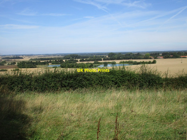 Photo 6"x4" View over irrigation reservoirs, Scampton North Carlton\/SK9477 c2016