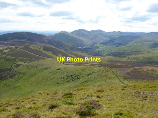 Photo 6"x4" View of the Pentlands from Allermuir Hill Dreghorn\/NT2268 c2016