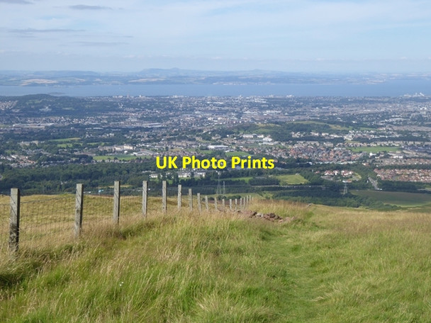 Photo 6"x4" View to the north from Allermuir Hill Dreghorn\/NT2268 c2016