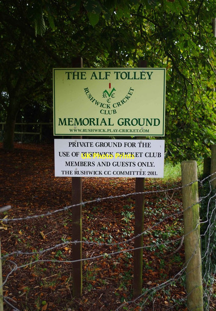 Photo 6"x4" Noticeboard at the Alf Tolley Memorial Ground, Upper Wick Lane, Upper Wick, Rushwick, Worcs Upper Wick\/SO8253 c2016