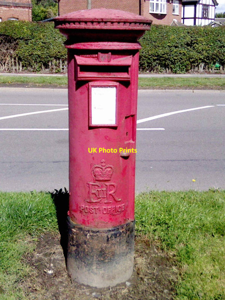 Photo 6"x4" UK Post Box Heanor c2016
