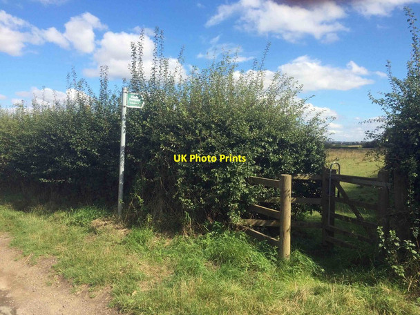 Photo 6"x4" Footpath to Worksop from Broad Lane Hodthorpe c2016