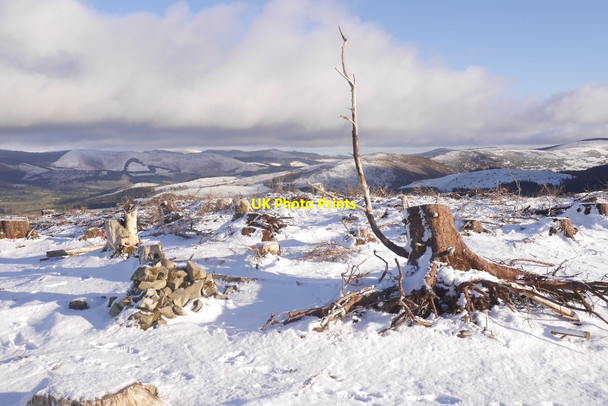 Photo 6"x4" Summit, Cademuir Hill Bellanrigg c2016