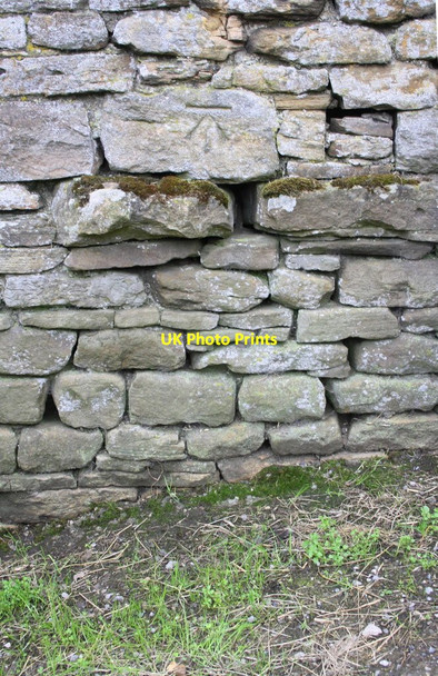 Photo 6"x4" Benchmark on barn on east side of Angram Lane Angram\/SD8899 c2016