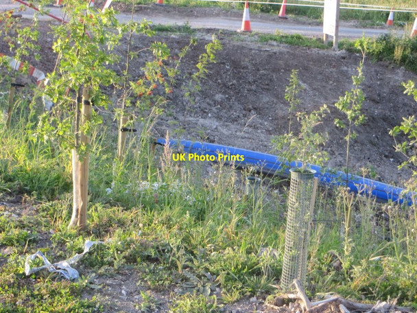 Photo 6"x4" Pipe in the Bank Chilton\/SU4885 c2016