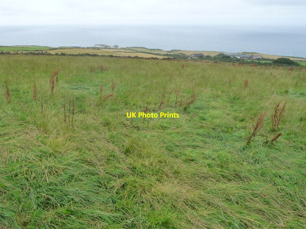 Photo 6"x4" Farmland between the Niarbyl Road and the A27 Ballelby c2016