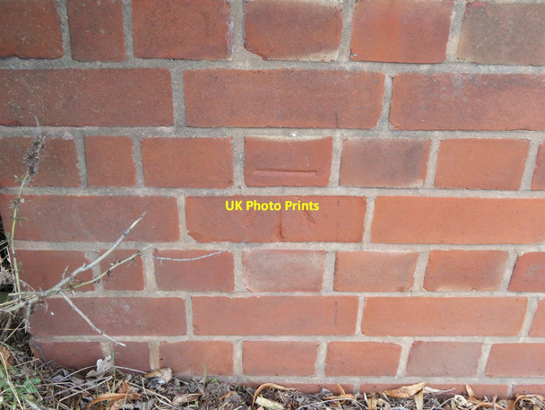 Photo 6"x4" O.S. bench mark on the A5116 Upton by Chester railway bridge Moston\/SJ4070 c2016