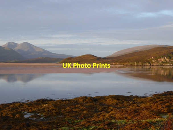Photo 6"x4" Dawn on the Kyle of Durness Balnakeil Craft Village c2016 P1