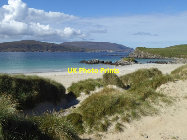 Photo 6"x4" Sand dunes and beach at An Fharaid Balnakeil c2016