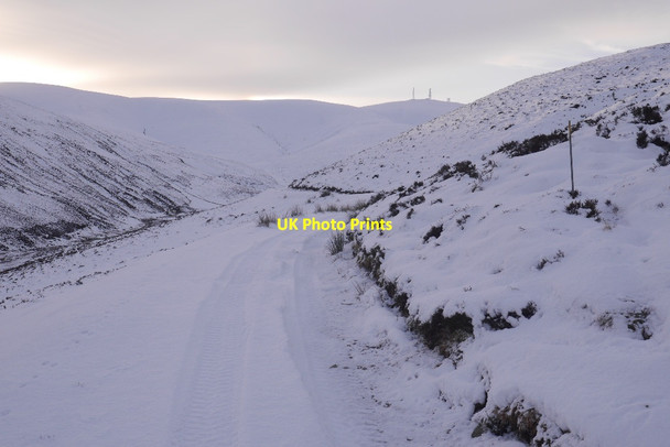 Photo 6"x4" Road to Lowthers Leadhills c2016