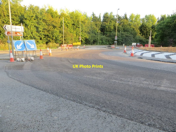 Photo 6"x4" Milled up Road Chilton\/SU4885 c2016