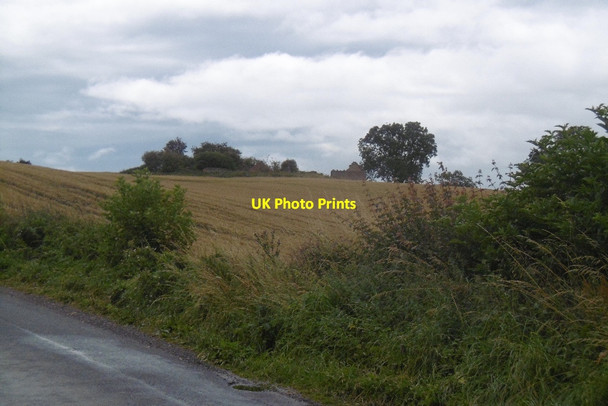 Photo 6"x4" Ruin off Whinny Bank Coxwold c2016