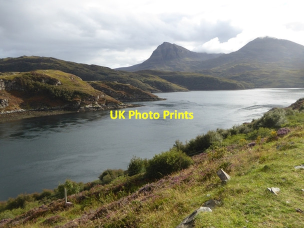 Photo 6"x4" Head of  Loch a' Ch\u00c3\u00a0irn Bh\u00c3\u00a0in Kylesku c2016