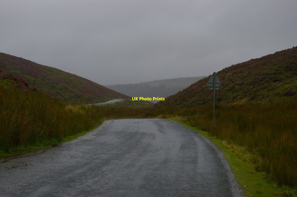 Photo 6"x4" View north-west off the Trough of Bowland, in heavy rain Sykes\/SD6351 c2016