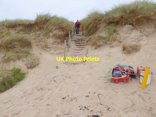 Photo 6"x4" Steps down to Oldshoremore beach Oldshoremore c2016