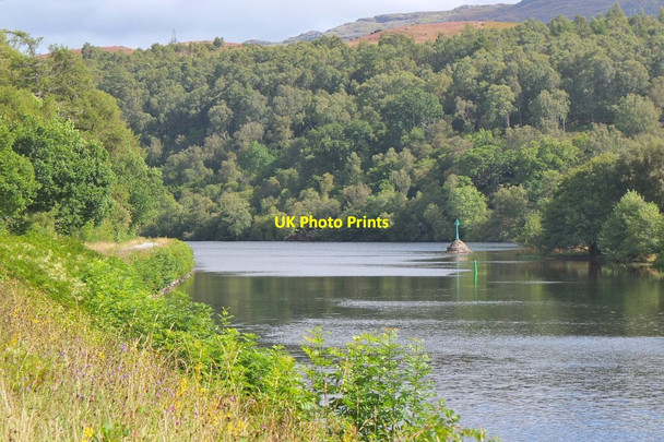 Photo 6"x4" Caledonian Canal below Kytra Fort Augustus c2016