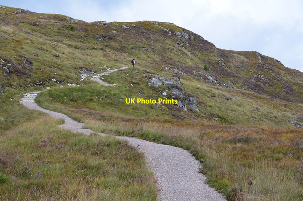 Photo 6"x4" Great Glen Way crossing Carn an Doire Mhoir Fort Augustus c2016
