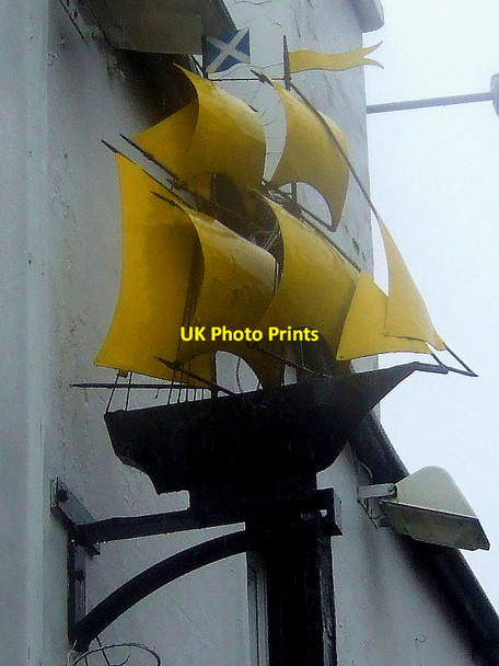 Photo 6"x4" Sign for the Ship Inn, Melrose Melrose\/NT5434 c2016