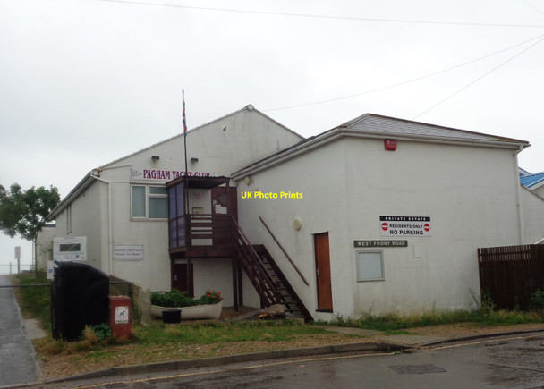 Photo 6"x4" Landward side of Pagham Yacht Club Nyetimber c2016